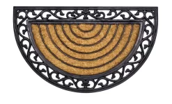 HAMAT Deurmat, Impala Brush, Halfrond, L 45 Cm, B 75 Cm