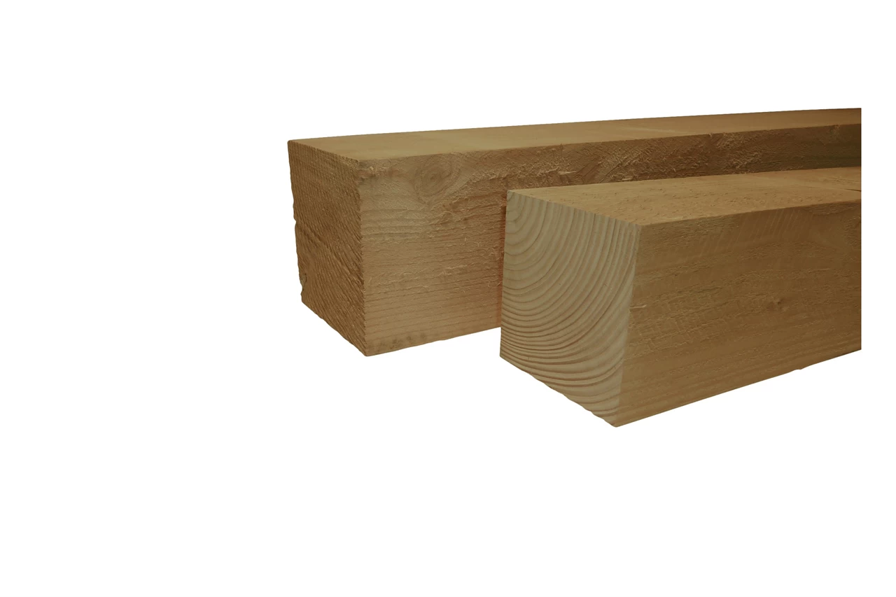 Douglas Fijnbezaagde Paal 10 X 10 X 300 Cm, Groen Geïmpregneerd. 3 Douglas Fijnbezaagde Paal 10 X 10 X 300 Cm, Groen Geïmpregneerd. - Afbeelding 3