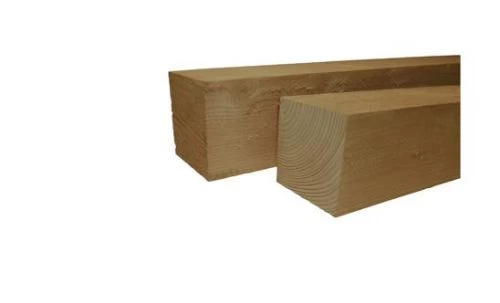 Douglas Fijnbezaagde Paal 10 X 10 X 300 Cm, Groen Geïmpregneerd. 1 Douglas Fijnbezaagde Paal 10 X 10 X 300 Cm, Groen Geïmpregneerd.