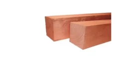 Douglas Fijnbezaagde Paal 10 X 10 X 300 Cm, Onbehandeld.