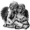 Engelen, Kussend, Beton, L 25 Cm, B 35 Cm, H 32 Cm