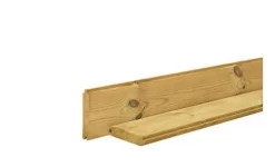 Grenen Blokhutplank 2,8 X 14,5 X 300 Cm, Groen Geïmpregneerd.