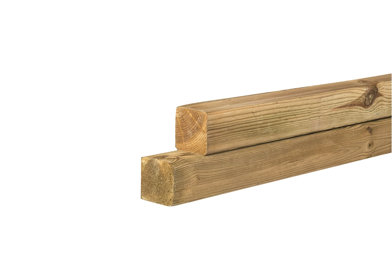 Grenen Geschaafde Paal 6,8 X 6,8 X 400 Cm, Zonder Diamantkop, Groen Geïmpregneerd. 3 Grenen Geschaafde Paal 6,8 X 6,8 X 400 Cm, Zonder Diamantkop, Groen Geïmpregneerd. - Afbeelding 3