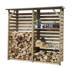 Haardhoutberging Twin 176 X 190 X 60 Cm (HxBxD). -Tuin & Buiten haardhoutberging twin 176 x 190 x 60 cm hxbxd 1280x1196 62f652bfec3e8 l