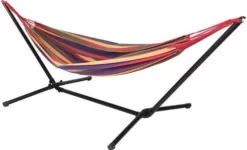 Hangmat Met Metalen Standaard, 200 X 150 Cm, Compleet Met Doek -Tuin & Buiten hangmat met metalen standaard 200 x 150 cm compleet met doek 1627897168 2 l