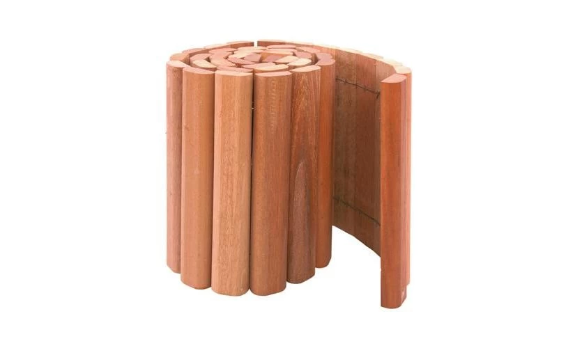 Hardhouten Rolborder # 4 X 30 X 180 Cm. 2 Hardhouten Rolborder # 4 X 30 X 180 Cm. - Afbeelding 2