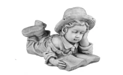 Lezende Jongen Lig L45b20h32cm