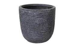 Utah Egg Pot Graphite D 62 Cm, H 62 Cm