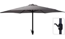 Parasol Dia 3m Grijs
