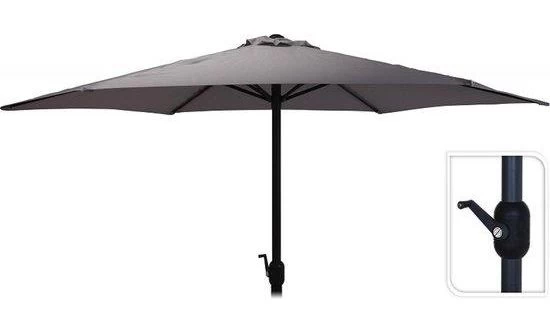 Parasol Dia 3m Grijs 1 Parasol Dia 3m Grijs