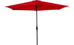 Parasol Gemini Rood D 3 Meter