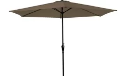 Parasol Gemini Taupe D 3 Meter