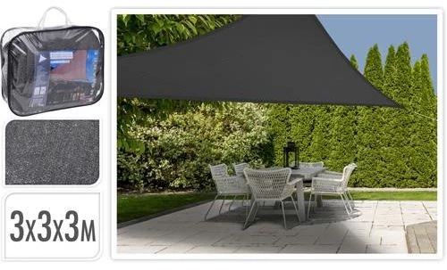 Schaduwdoek Driehoek Grijs 1 Schaduwdoek Driehoek Grijs