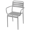 Stapelstoel Staal Licht Grijs