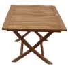 Teak Tafel Opklapbaar 80x80 Cm