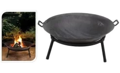 Vuurschaal, Dia 60cm, Dia 47xh20cm, Zwart -Tuin & Buiten vuurschaal dia 60cm dia 47xh20cm zwart 1625693648 l