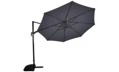 Zweefparasol Virfgoflex Kantelbaar Grijs Dsn 350 Cm